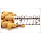 Signmission Fresh Roasted Peanuts Banner Concession Stand Food Truck Single Sided B-72 Fresh Roasted Peanuts19 - alternate 1